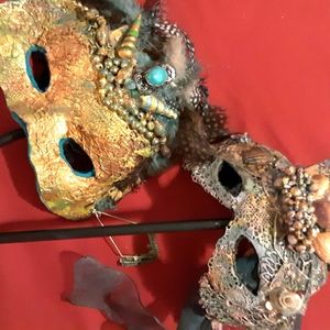 Handmade Beautifully Embellished Masks